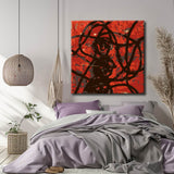 Painting by Numbers Abstract Art Chaotic Times I