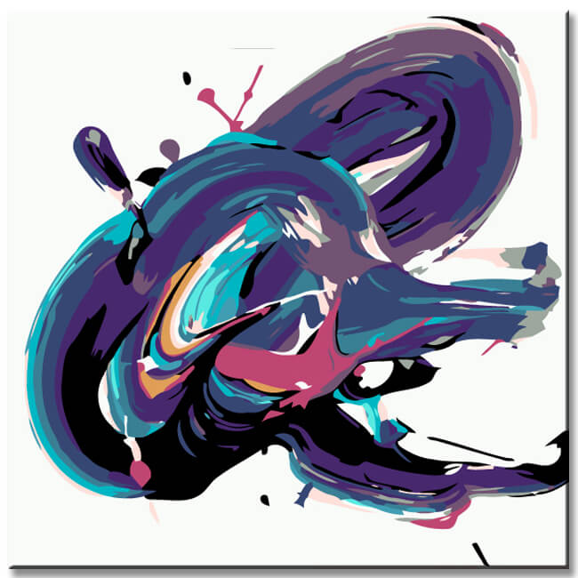 Painting by Numbers Abstract Art Super Mova III