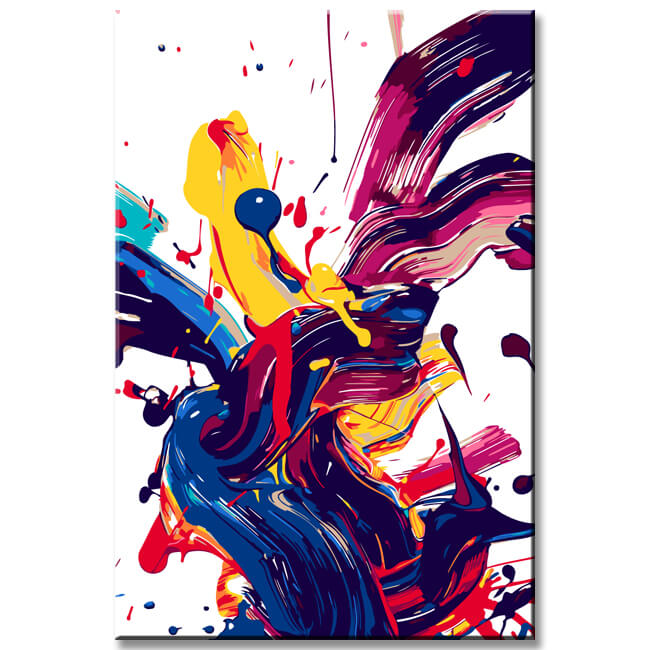 Painting by Numbers Abstract Art Spectrum II