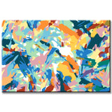 Painting by Numbers Abstract Art Brush Strokes II