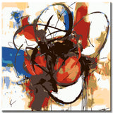 Painting by Numbers Abstract Art Happy Song II