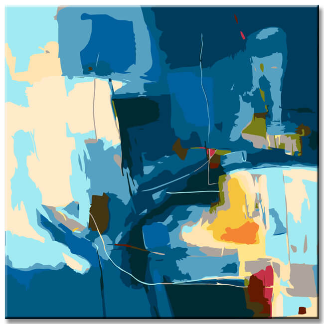 Painting by Numbers Abstract Art Soul Crossing I