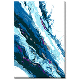 Paint by Numbers Abstract Water Art II