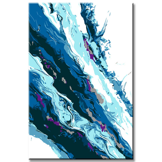 Painting by Numbers Abstract Frost Art II