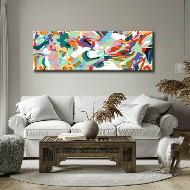 Painting by Numbers Abstract Art Courage I