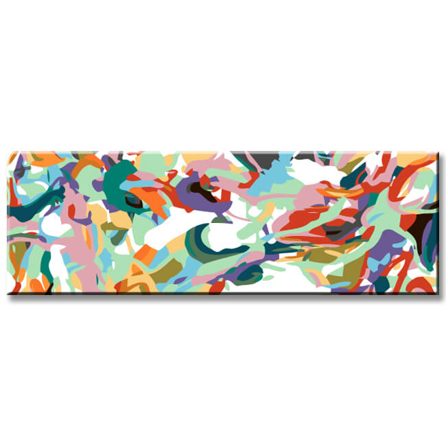 Painting by Numbers Abstract Art Courage I