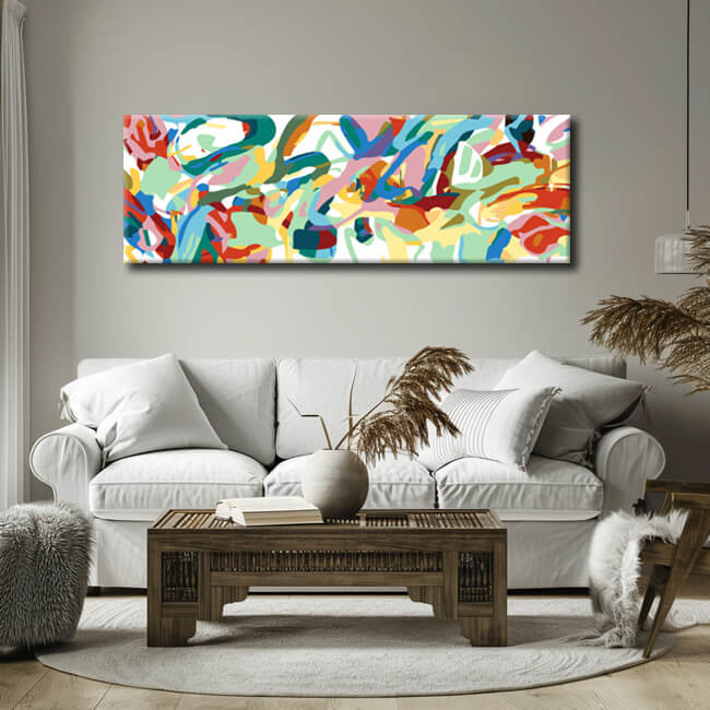 Painting by Numbers Abstract Art Courage II