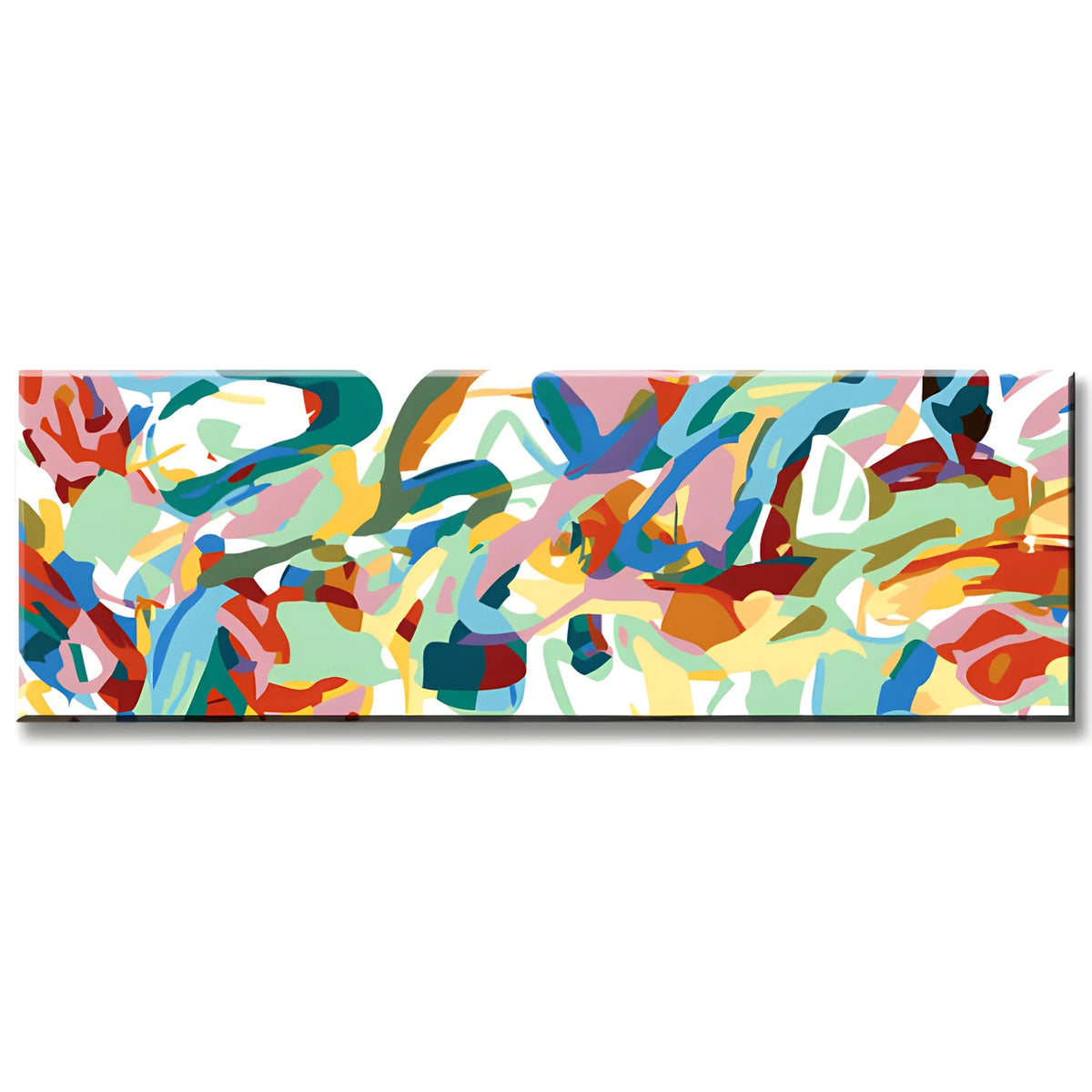 Paint by Numbers Panorama Abstract Art Courage II