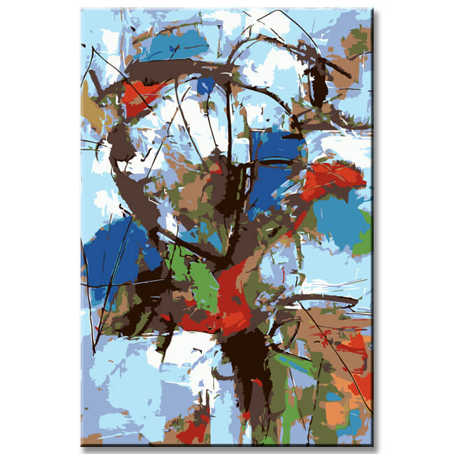 Painting by Numbers Abstract Art Connection II