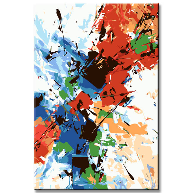 Painting by Numbers Abstract Love and Devotion I