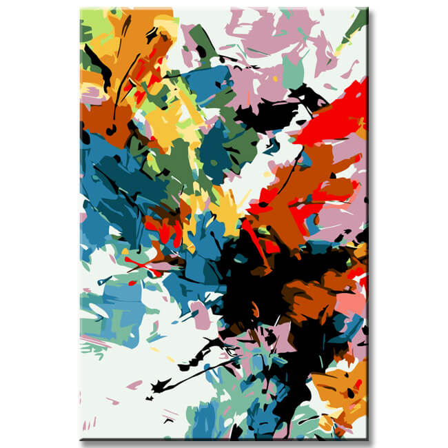 Painting by Numbers Abstract Love and Devotion II