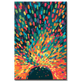 Paint by Numbers Abstract Color Dots