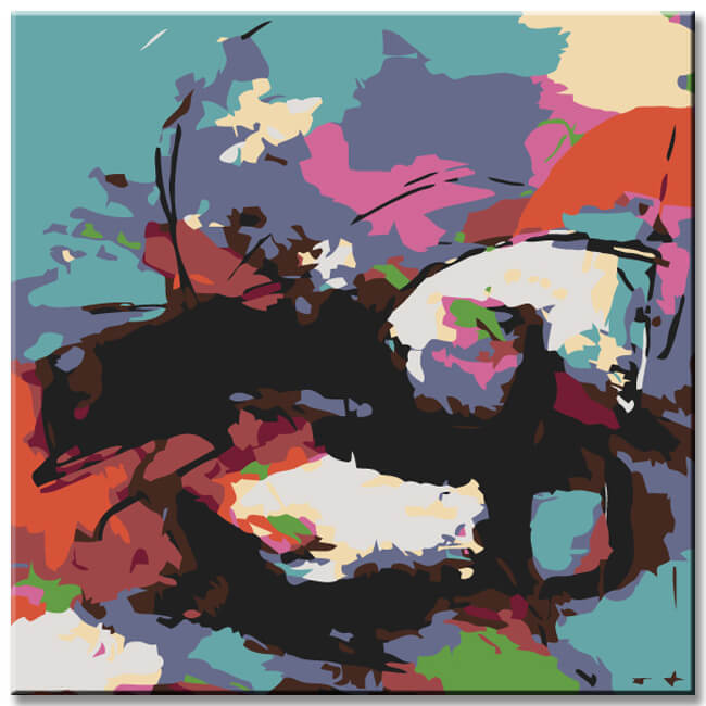 Painting by Numbers Abstract Color Sky III