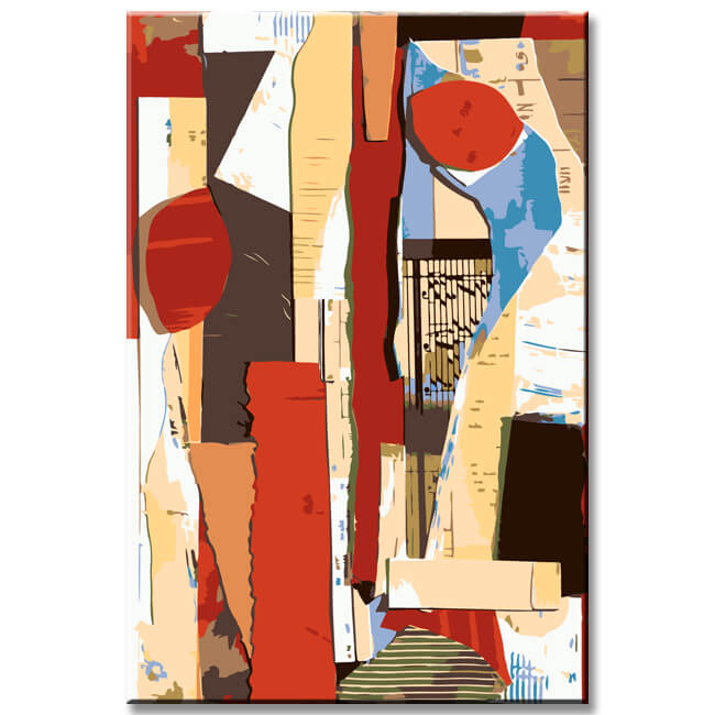 Painting by Numbers Abstract Photomontages II