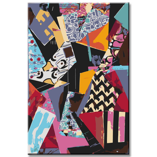 Painting by Numbers Abstract Photomontages III