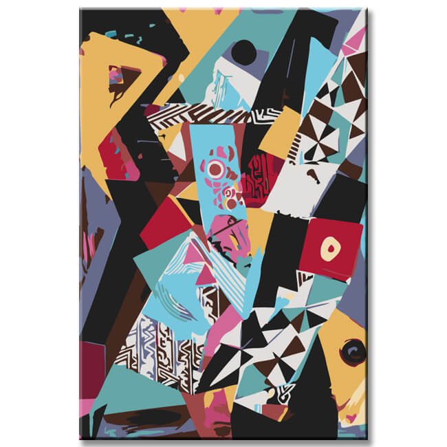 Painting by Numbers Abstract Photomontages IV