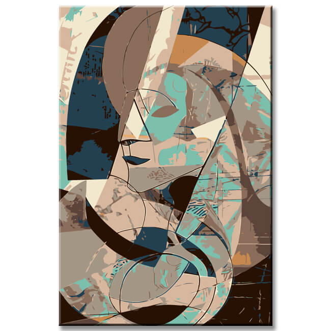 Painting by Numbers Abstract Photo Collages III