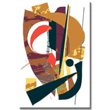 Painting by Numbers Abstract Colorful Collage I