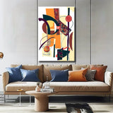 Painting by Numbers Abstract Colorful Collage II