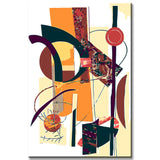 Painting by Numbers Abstract Colorful Collage II