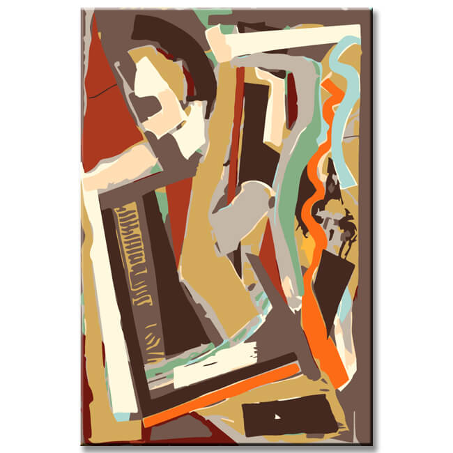 Painting by Numbers Abstract Cutouts II