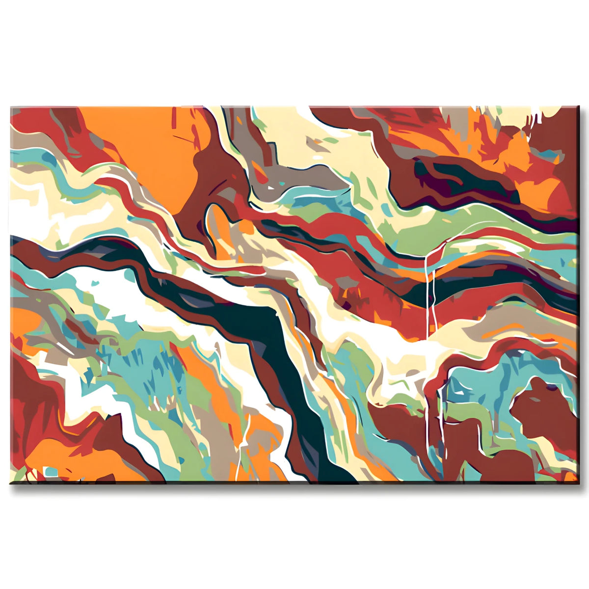 Painting by Numbers Abstract Time Flies I