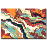 Painting by Numbers Abstract Time Flies I