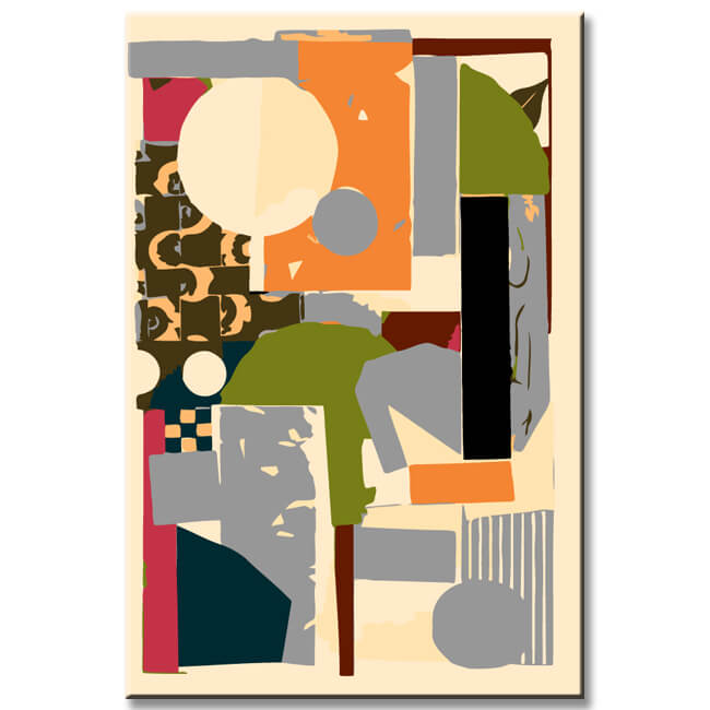 Painting by Numbers Abstract Color Design II