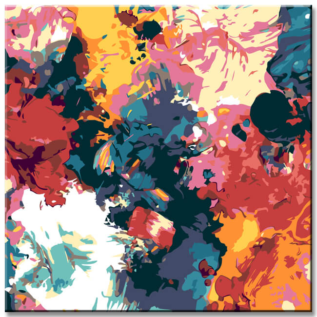 Painting by Numbers Modern Abstract Painting II