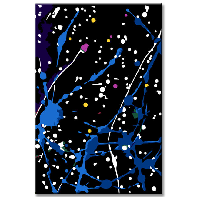 Painting by Numbers Abstract Starry Sky II