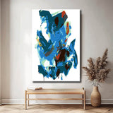 Painting by Numbers Abstract Blue Fusion I