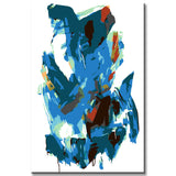 Painting by Numbers Abstract Blue Fusion I