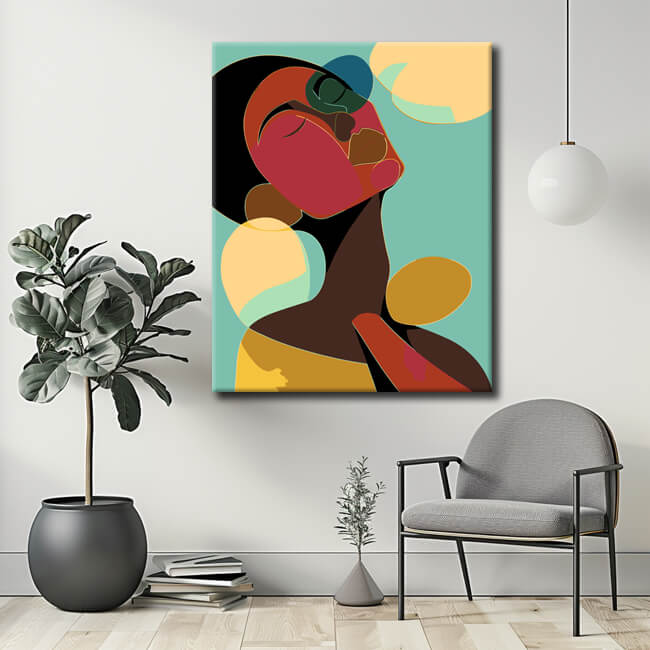 Painting by Numbers Abstract Cheer Up