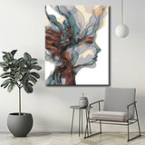 Painting by Numbers Abstract Woman Picture