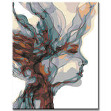Painting by Numbers Abstract Woman Picture