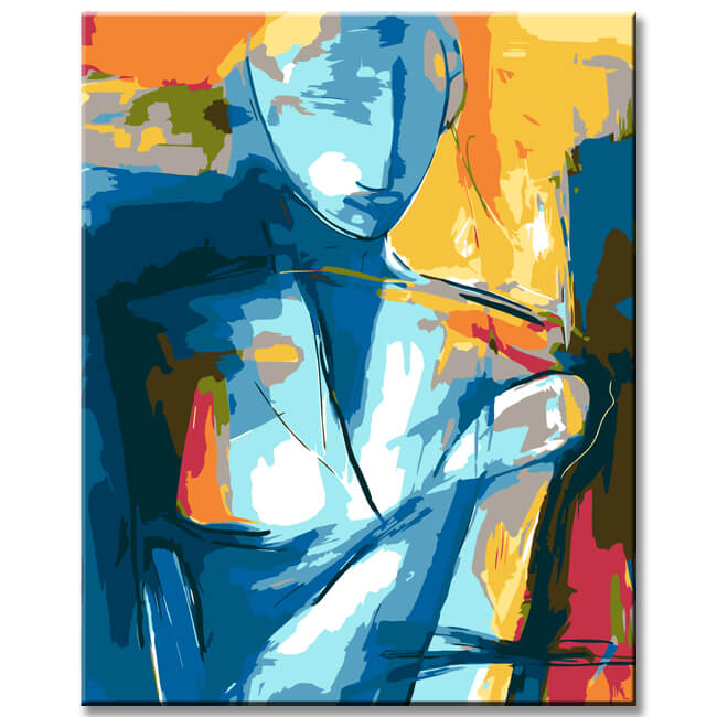 Painting by Numbers Abstract The Girl From ipanema Rio II