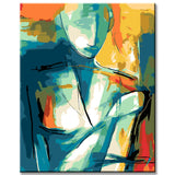 Painting by Numbers Abstract The Girl From ipanema Rio IV