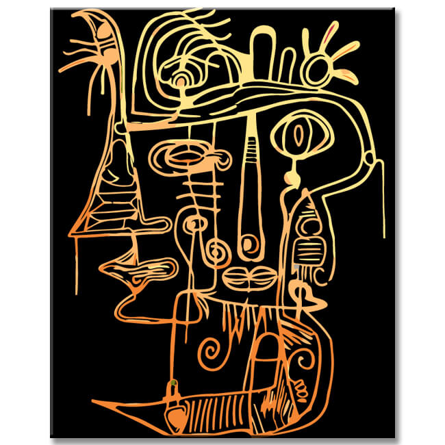 Painting by Numbers Abstract Romans