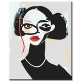 Painting by Numbers Abstract From All Sides