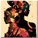 Painting by Numbers Abstract Shoulder To Shoulder I