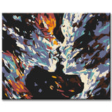 Painting by Numbers Abstract The Kiss