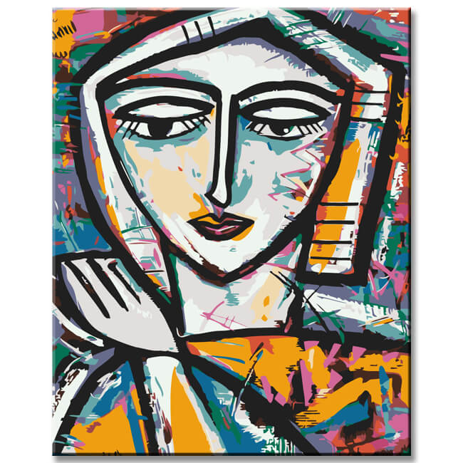 Painting by Numbers Modern Mona