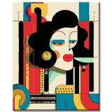 Paint by Numbers Abstract Brooks