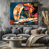 Painting by Numbers Abstract Isolated Embers I