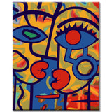 Painting by Numbers Abstract Crazy Couple