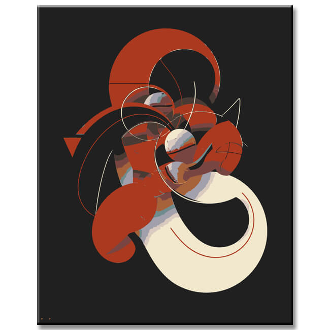 Painting by Numbers Abstract Sweetness