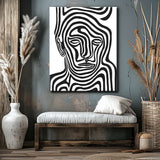 Painting by Numbers Line Art Portrait