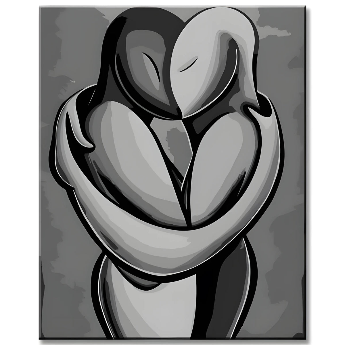 Painting by Numbers Chiaroscuro of Love Art i