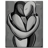 Painting by Numbers Chiaroscuro of Love Art i