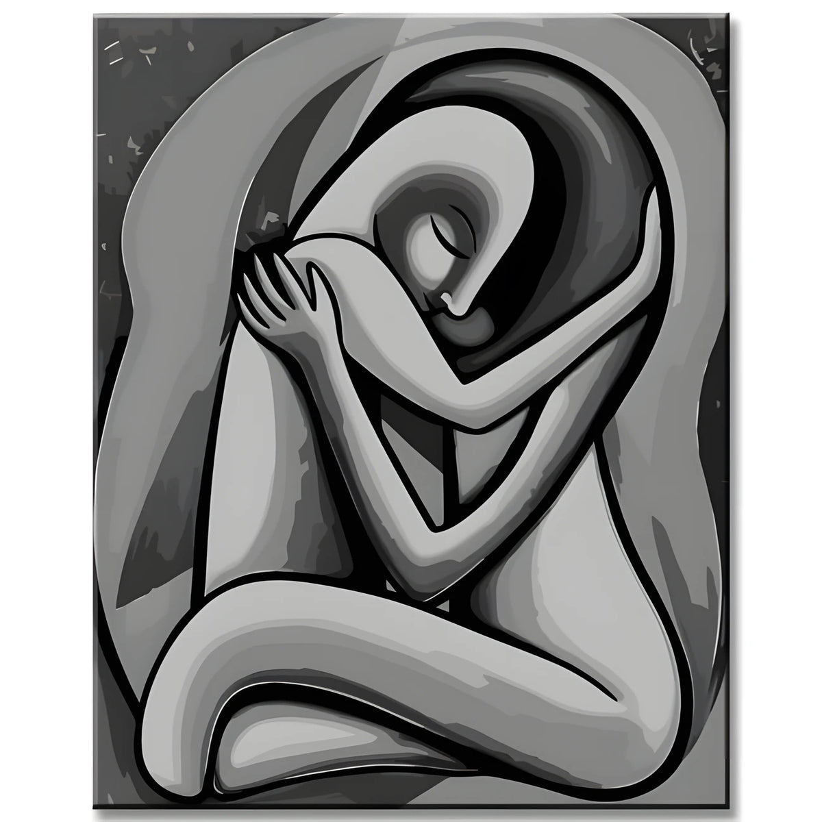 Painting by Numbers Chiaroscuro of Love Art II